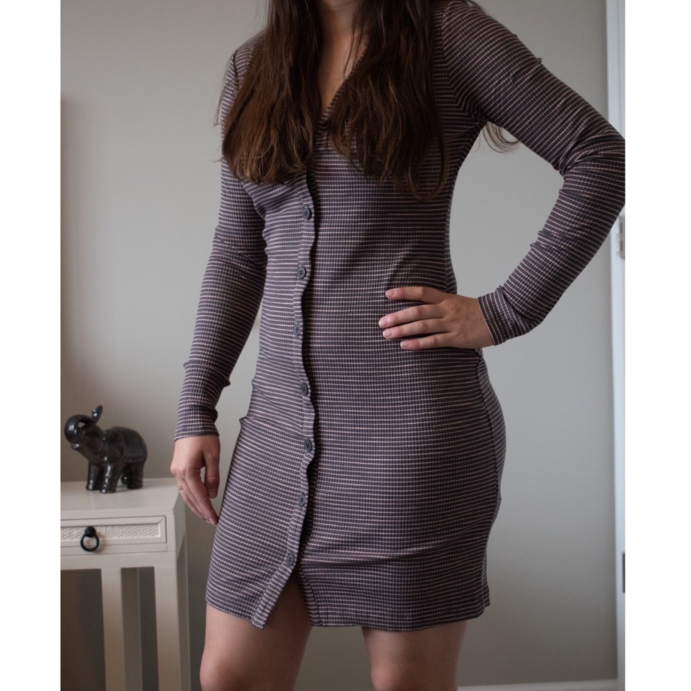 Bodycon striped dress